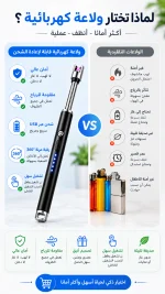 ولاعة كهربائية قابلة للشحن